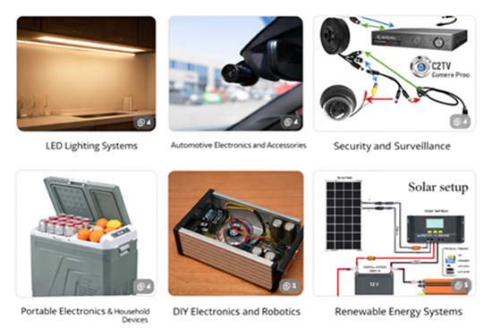 12v-dc-power-applications