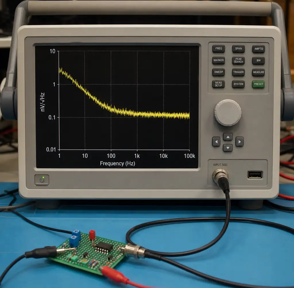 2-op-amp-noise-spectrum-analyzer-display
