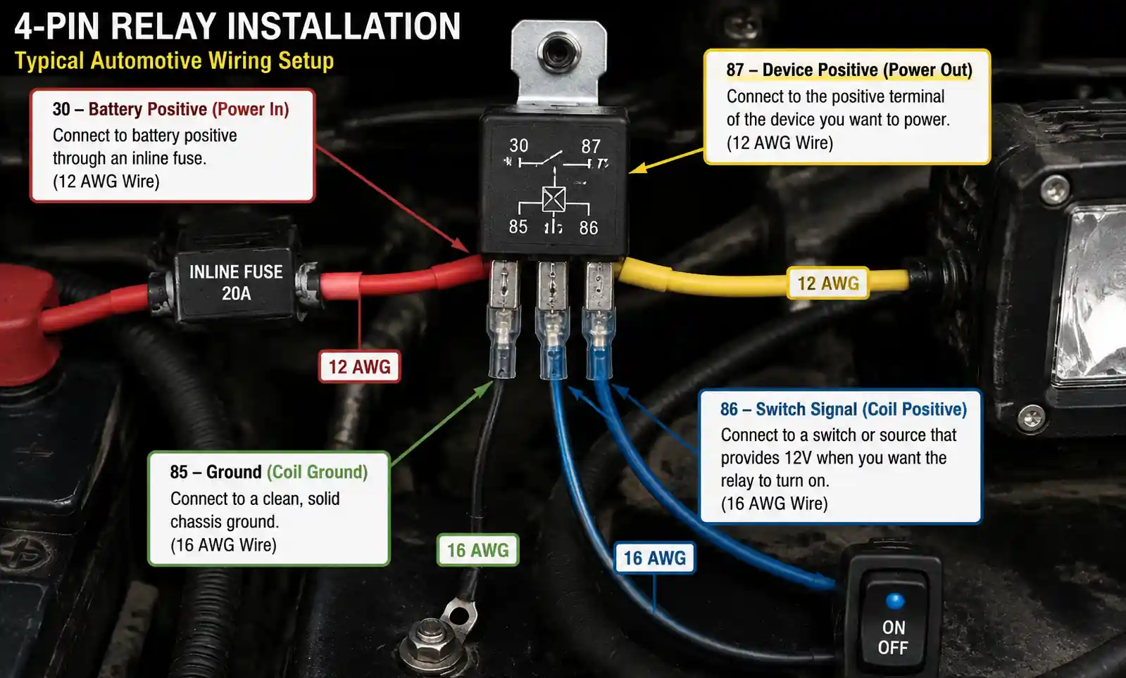 4-pin-relay-installation-example