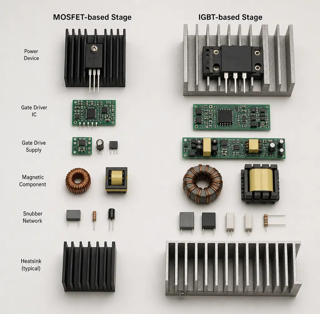 MOSFET vs IGBT: Selection Guide for Power Electronics Applications