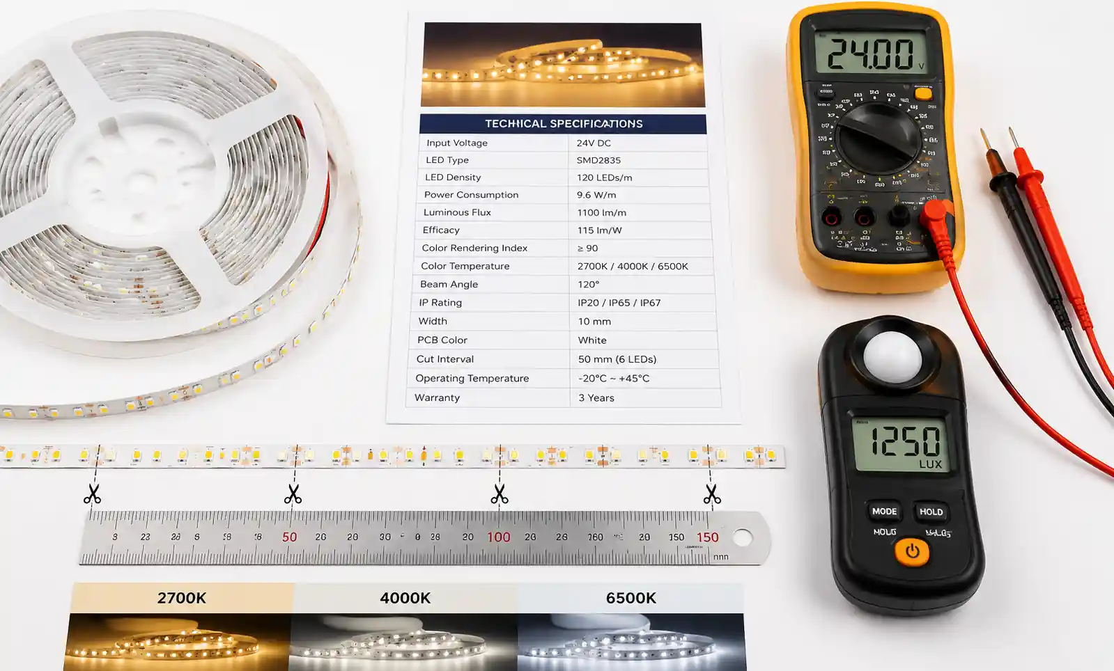 6-led-strip-specifications-datasheet