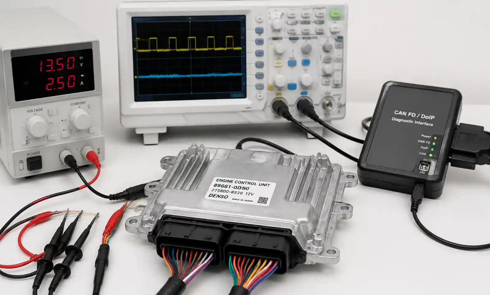 7-ecu-testing-setup