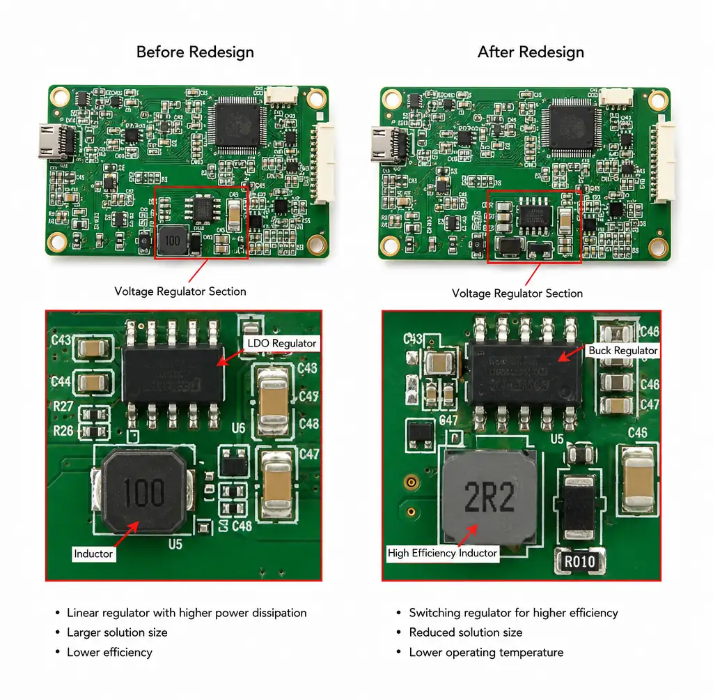7-pcb-redesign-comparison-before-after