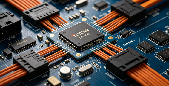 Automotive ECU Network Architecture with TCAN Transceivers