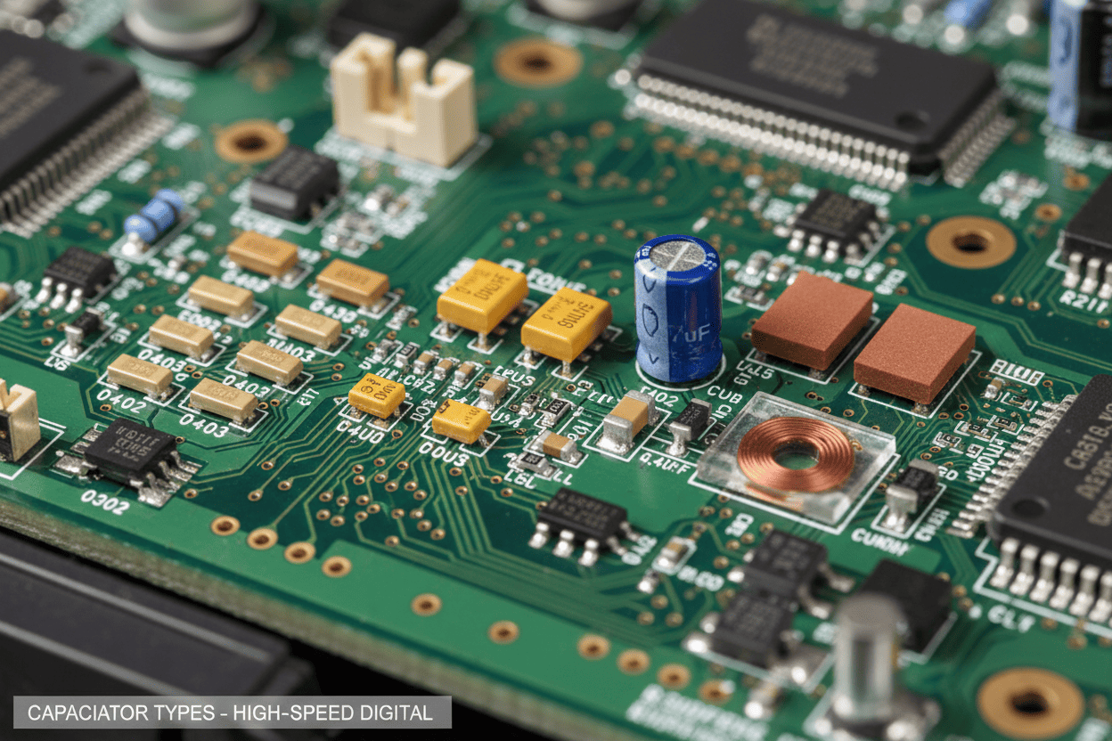 Capacitor-types-comparison-high-speed-digital-circuits-photo