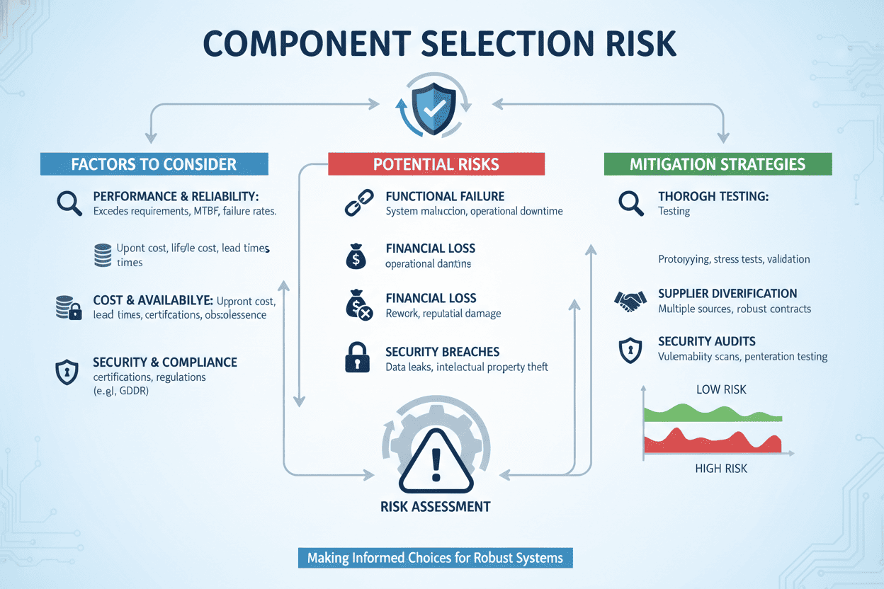 Component Selection Risk Infographic
