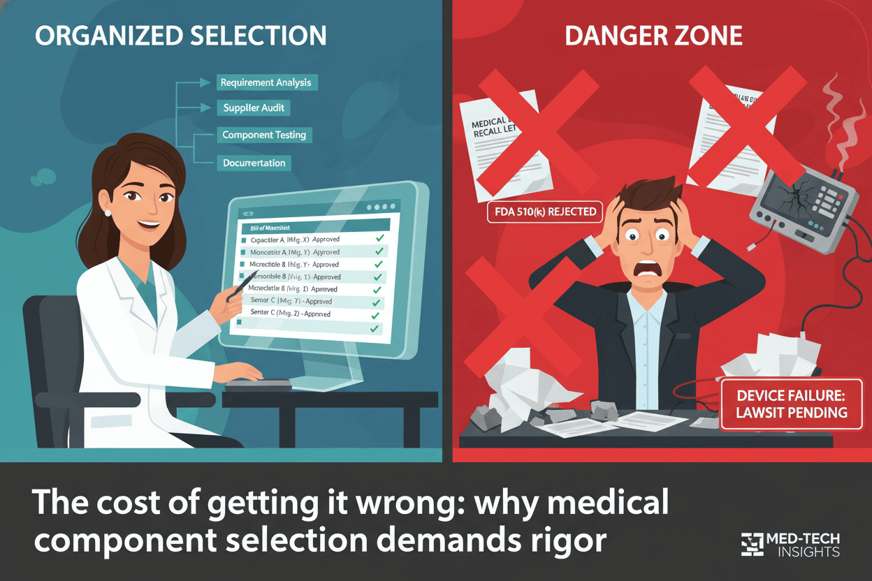 Component Selection Risk Split-Screen