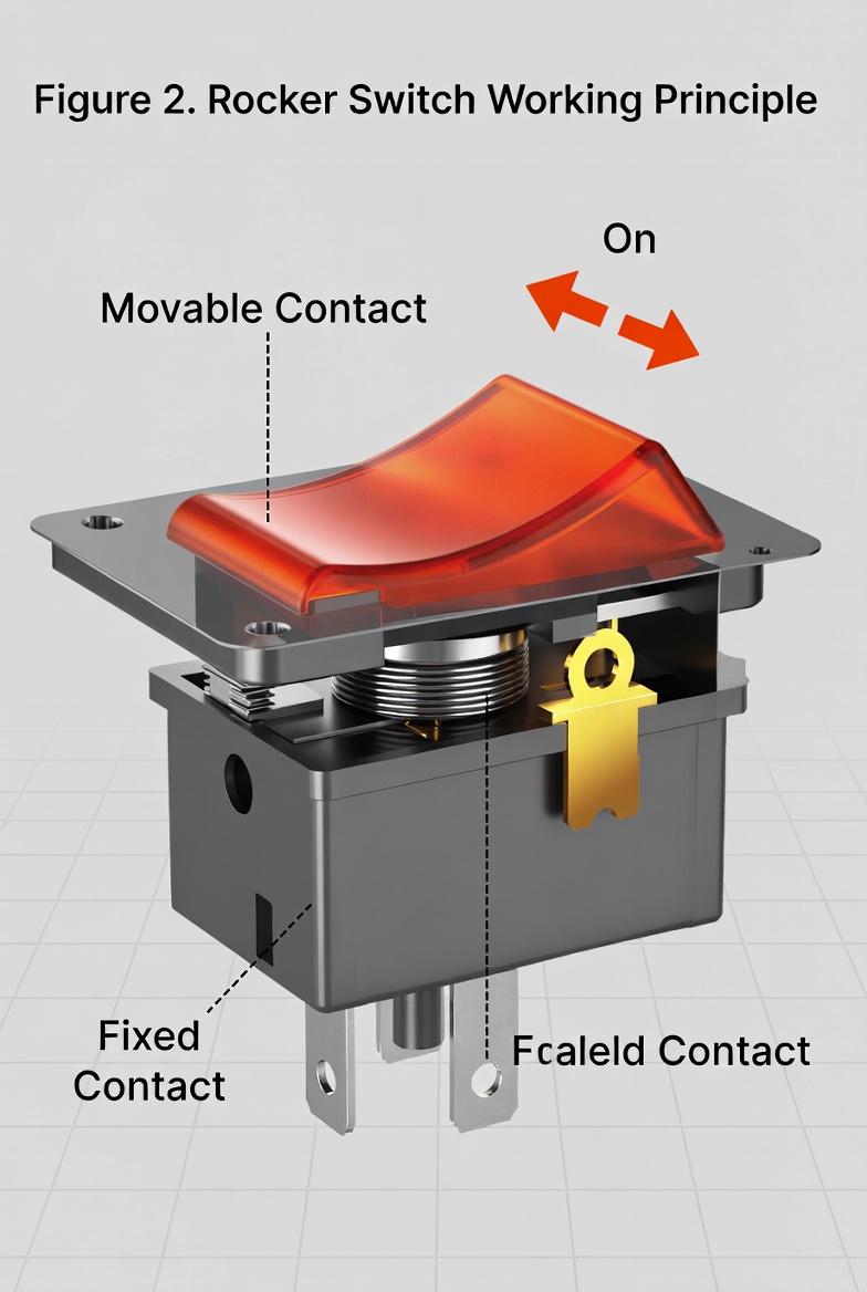 Figure 2. Rocker Switch Working Principle
