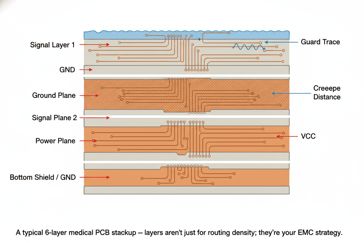Medical PCB Stackup Diagram1