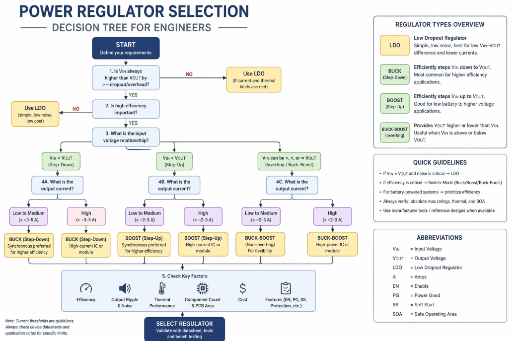 Power-regulator-selection-decision-tree-for-engineers