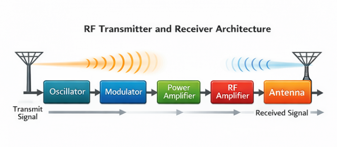 RF Transmitter and Receiver Architecture