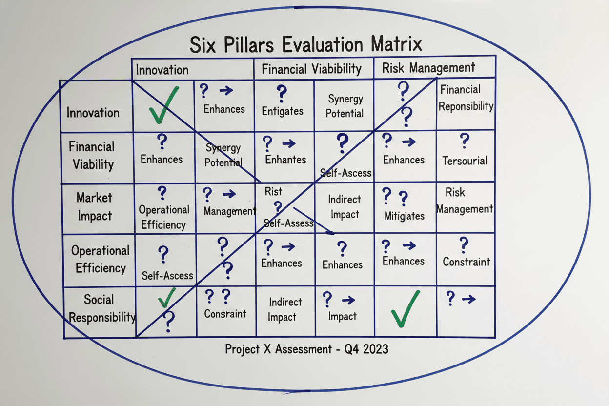 Six Pillars Evaluation Matrix