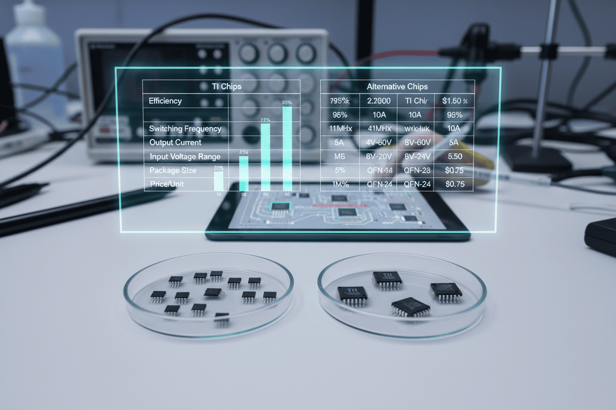 TI-alternative-chips-parametric-comparison-power-management-MCU