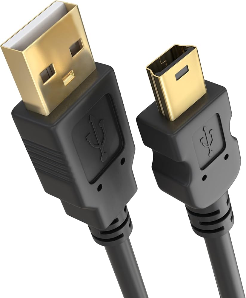 USB Mini-B plug and receptacle design