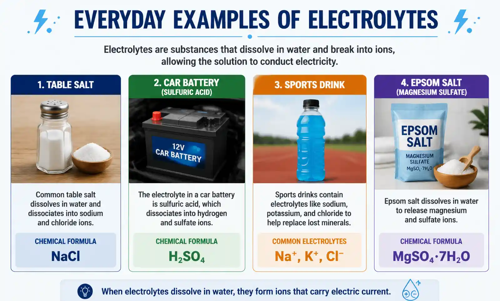 common-electrolyte-examples