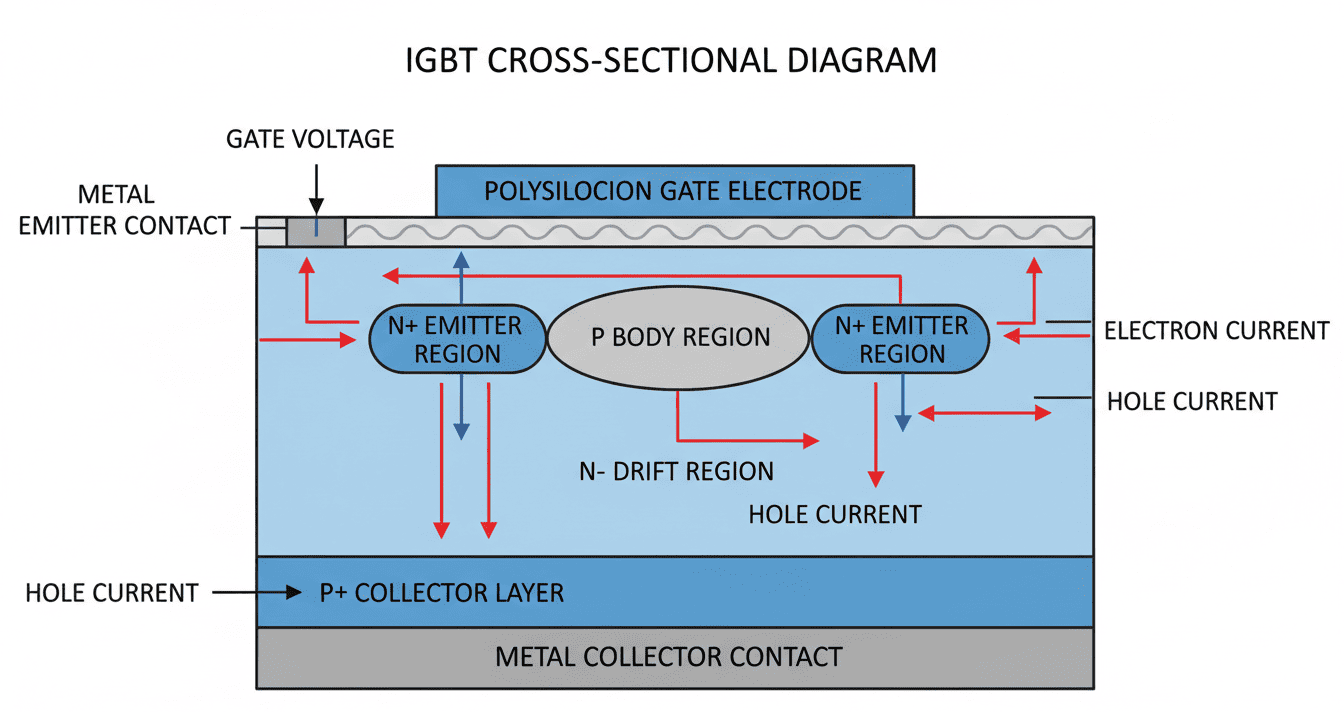 igbt-motor-drive-cross-section