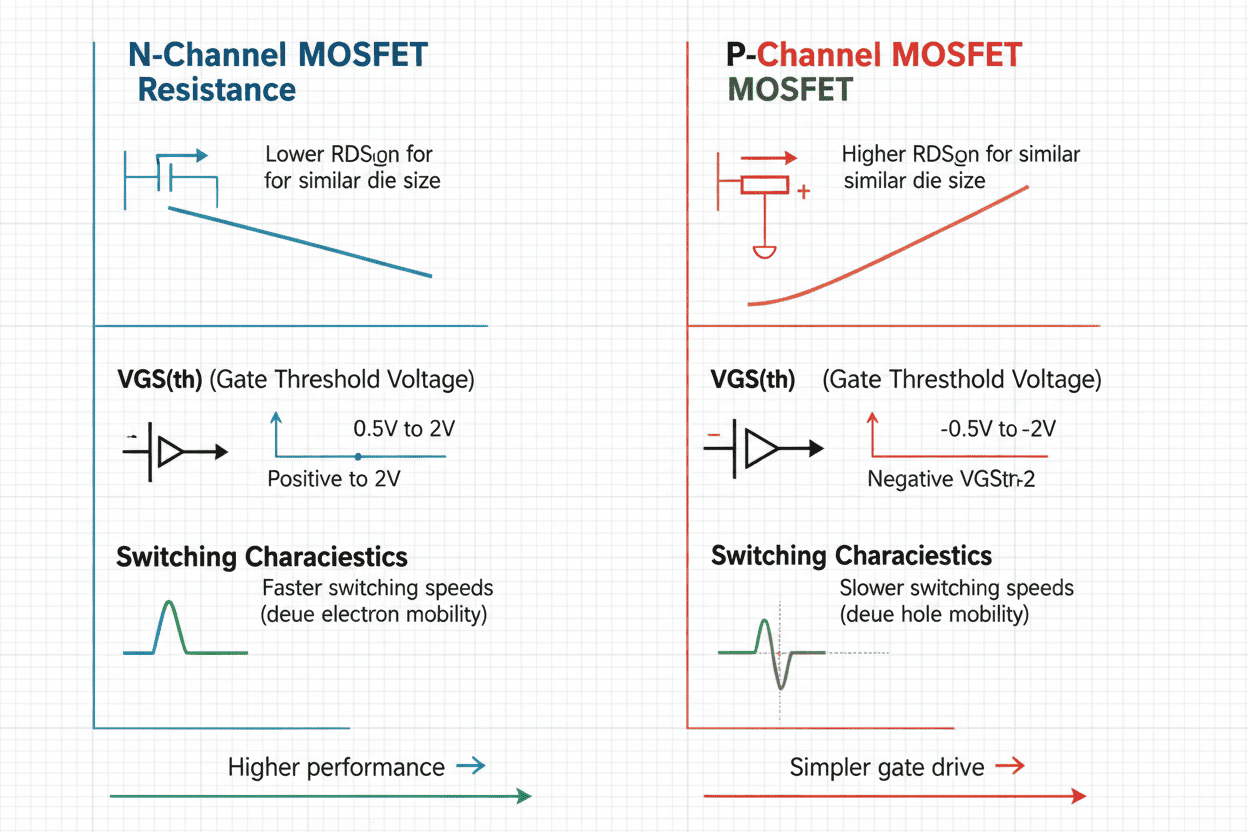 mosfet-parameter-comparison